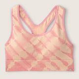 PINK by Victoria's Secret Sports Bra‎ Tie Dye Racerback Seamless Size M Photo 0