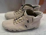 Sports Alpaca Beige High Top Sneakers Bungee Lace‎ Ankle Strap Shoes EU 39 Photo 0