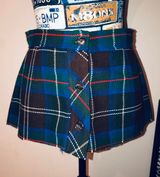 Vintage Micro Mini Plaid Skirt Small Photo 0