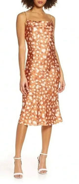 BARDOT Animal Spot Slip Midi Dress size Medium‎ Photo 0