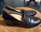 LifeStride Women Black Block Heel Loafers Soft System Active Arch Shoes Photo 0