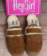 Hey Girl by Corkys Women’s Faux Fur Platform Clogs Size 9 NWT Cozy Slip Ons Photo 0