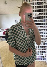 Wild Fable Green Checkered Button Up Photo 0