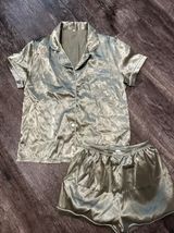 Silk Pj Set Green Size M Photo 0
