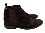 Jenni Kayne Dark Brown Suede Chelsea Boots Made in Italy Size 38.5 Almond Toe Photo 0