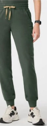 FIGS Uman Jogger Scrub Pants Women’s XL Petite Moss Green Technical Collection Photo 0