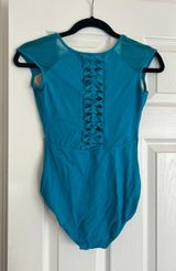 Bloch Leotard Dance Gymnastics Blue Size M Photo 0