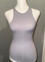 Skims‎ Fits Everybody High Neck Bodysuit, Size XS NWOT Gray Photo 0