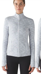 Lululemon Define Jacket Size 8 Wee Are From Space Ice Grey Alpine Full Length Photo 0