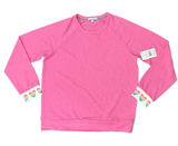 P.J. Salvage Pink Rainbow Heart Long Sleeve Soft Jersey Tee size M NEW Tags Photo 0