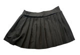 Womens Pleated Tennis Athletic Mini Skirt Elastic Waist 12 In Length Small Black Photo 0