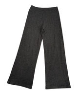 Fjäll Cashmere Knit Pants Women M Charcoal Grey Excellent Wide Leg Trousers Photo 0