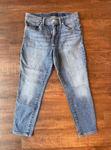 Lucky Brand Womens Jeans Mid-Rise Crop Ava Size 10/30 Medium Wash Denim Blue Photo 0