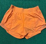 lululemon athletica Bright Orange Running Shorts Photo 0