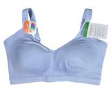 Warners Easy Does It Seamless Stretch Wireless Bra Light Blue RM3911A Large NWT Photo 0