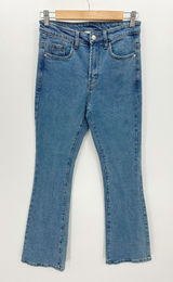 Princess‎ Polly Women Flare Bootcut Denim Jeans Medium Wash Cotton Size 4 Photo 0