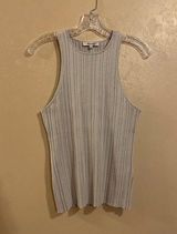 NWT Madewell Signature Shimmer Knit Sweater Tank sz L Photo 0