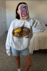 Vintage Roanoke Virginia crew neck Gray Size XL Photo 0