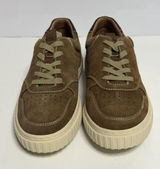 Four Brothers The Nice Oxford Brown Leather Lace-Up Casual Sneakers Men's 8 New Photo 0