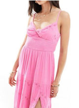 Hollister Women’s Pink Dress with Pockets Photo 0
