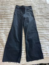 Zara Black Marine Wide Leg Jeans Photo 0