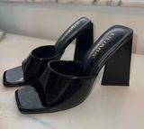 Black Block Heels Size 8.5 Photo 0