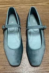 ZARA flat velvet ballet shoes Photo 0