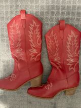 Cowgirl boots Red Size 9 Photo 0