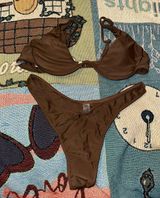 Bikini Set Brown Size L Photo 0