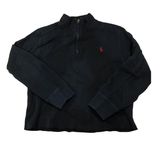 Vintage Ralph Lauren Dark Forest Green 1/4 Zip Sweater 🔥 Photo 0
