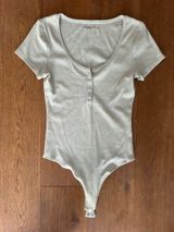 Pale blue Abercrombie short sleeve bodysuit medium Photo 0