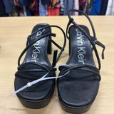 Calvin Klein Women's Liliana Black Strapy Heel Size 7.5 NWOT Photo 0
