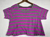 We the Free People Pink Stripe Women's Crop Top Size M Photo 0