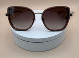 Kurt Geiger‎ London Crystal Burgundy Square Butterfly Sunglasses NEW KGL9037/S Photo 0