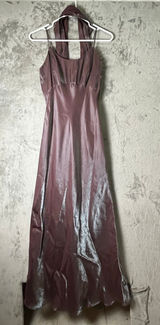 Vintage Y2K Indie Sleaze 90s Prom Maxi Dress Goth Grunge Baddie 4 Iridescent‎ Photo 0