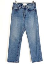 Aritzia Denim Forum Cotton The Joni High Rise Loose Denim Jeans Butter Mom SZ 29 Photo 0