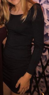 Urban Outfitters size small body con black dress long sleeve Photo 0