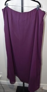 Alfred Angelo Purple Grape Maxi Formal Skirt 26W Prom Formal Whimsigoth Photo 0