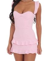 Lucy in the Sky Pink Mini Dress Photo 0