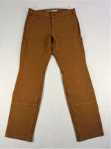 Carhartt Women’s Rugged Flex Relaxed Fit Double Front Work Pants Brown 8 Regular Photo 0