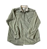 Olive Green Button Down Workwear Top 🔥 Photo 0