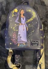 NWOT Disney Parks Wish Movie Loungefly Backpack Purple Gold Asha Star, Asha Photo 0
