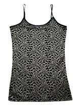 Vtg L Large Baby‎ Lace Cami Tank Top Y2K Goth Grunge Whimsigoth Festival Punk Photo 0