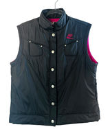 Nike Sportswear Vest Puffer Sleeveless Full Snap Black Pink L‎ Fuschia Gorpcore Photo 0