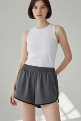 BlevonH Gray Athletic Shorts w/ Pockets Lined Lightweight Run & Training Shorts Photo 0