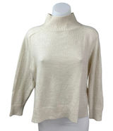 Banana Republic Women's Beige Long Sleeve Turtleneck Knit Sweater Top Size M Photo 0
