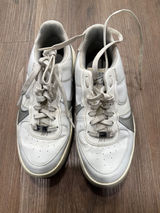 Nike‎ Air Force 1 PLT.AF.ORM Womens 7 White Metallic Silver DJ9946-101 Platform Photo 0