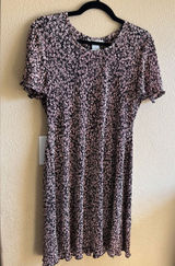 Dressbarn‎ picnic dainty floral dress size 10 flowy short sleeve Photo 0