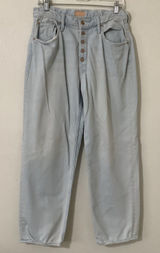 MOTHER The Pixie Tomcat Ankle Jeans Size 29 Pina Colada Mom Jeans Retro Casual‎ Photo 0