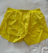 Lululemon Yellow Running Shorts Photo 0